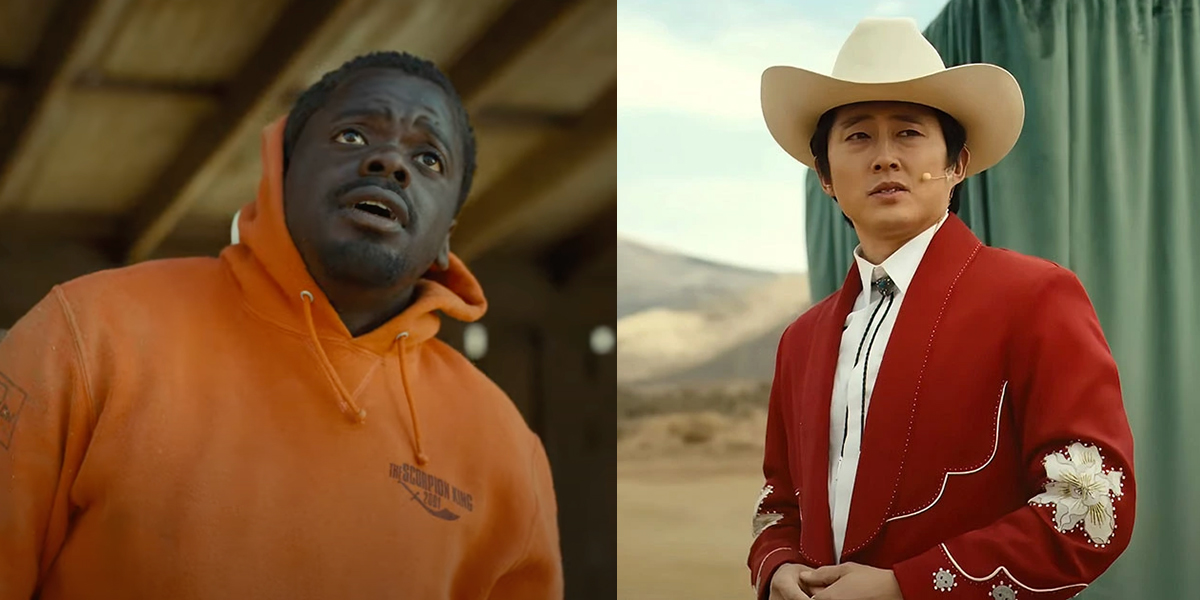 Steven Yeun and Daniel Kaluuya in Nope