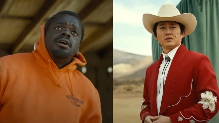 Steven Yeun and Daniel Kaluuya in Nope