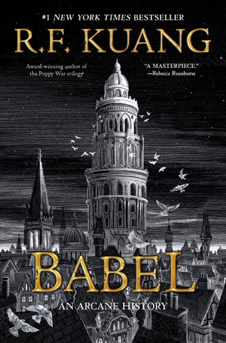 The hardcover art for Babel by R.F. Kuang