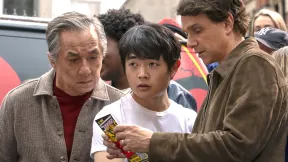 Jackie Chan, Ben Wang, and Ralph Macchio in 'Karate Kid: Legends'