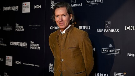 Wes Anderson at a premiere