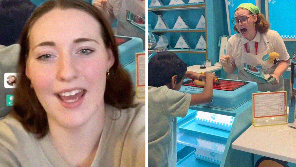 JellyCat Diner worker goes viral for her theatrical performance.